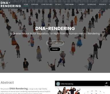 AI排行榜-Aiphb.com.cn-DNA-RENDERING数字人库