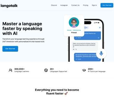 AI排行榜-Aiphb.com.cn-Langotalk