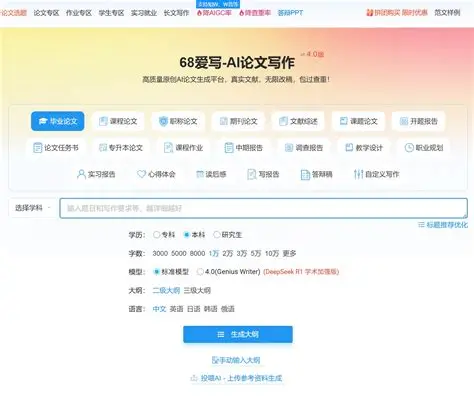 68爱写AI论文写作