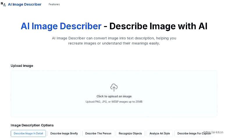 AI Image Describer