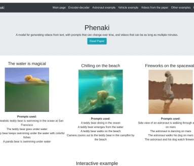AI排行榜-Aiphb.com.cn-Phenaki