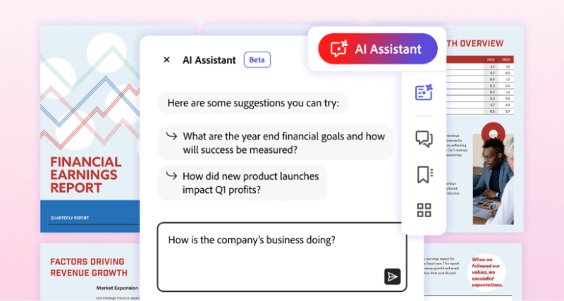 AI排行榜-Aiphb.com.cn-Adobe Acrobat AI Assistant