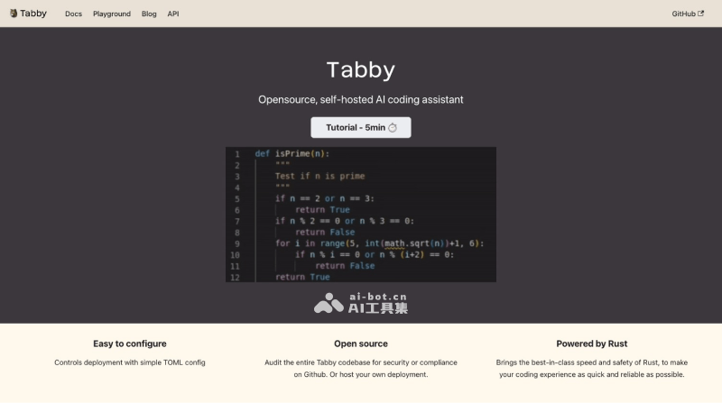 AI排行榜-Aiphb.com.cn-Tabby AI编程助手