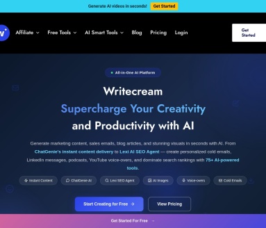 Writecream AI Content Detector